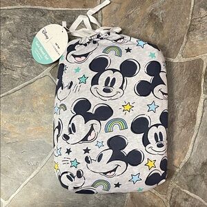 Little Sleepies Mickey Mouse Bag - Gray and Black